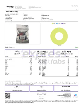 CBD Isolate Gummies - Chill - 100mg